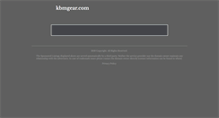 Desktop Screenshot of kbmgear.com